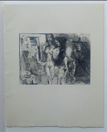 Aquatint Picasso - 21 May 1968  - La Celestina - La Célestine