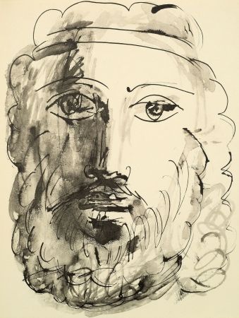 Pochoir Picasso - 40 dessins en marge de Buffon