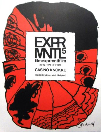 Lithograph Alechinsky - '' 5e Festival du Film Expérimental de Knokke ''