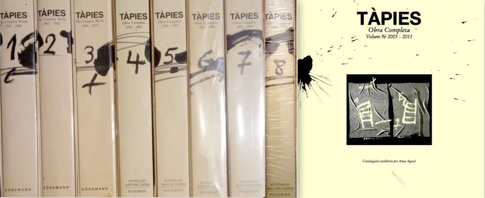 Illustrated Book Tàpies - 8 Volumes - Tàpies Complet Work - Catalogue raisoneé