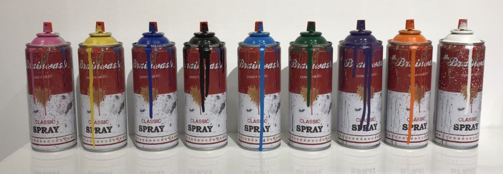 No Technical Mr. Brainwash - 9 Soup Spray Cans