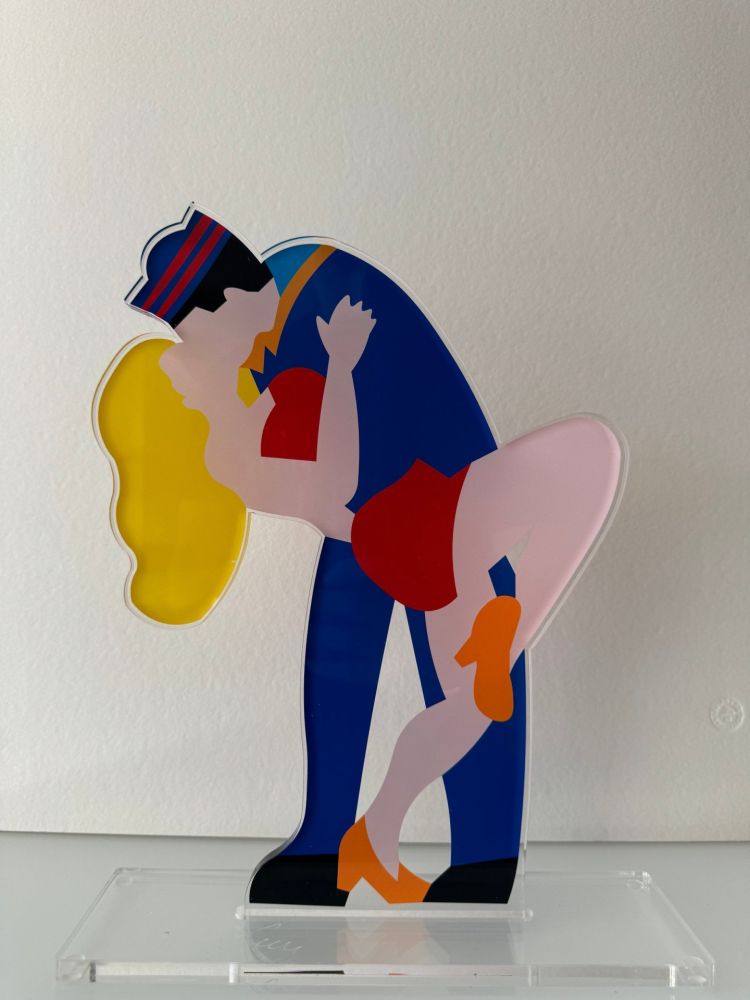 Screenprint Lodola - A famous kiss