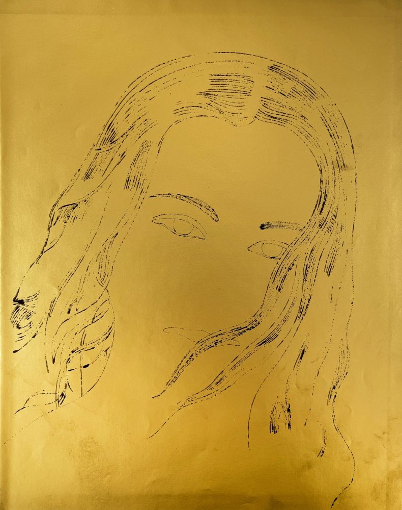 Lithograph Warhol - A Gold Book 
