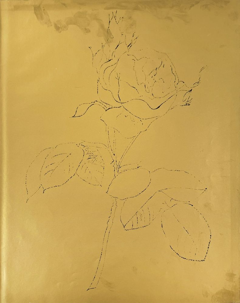 Lithograph Warhol - A Gold Book