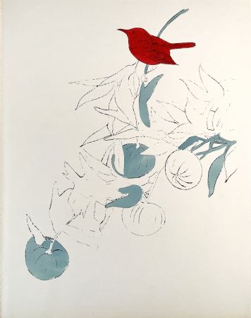 Lithograph Warhol - A Gold Book