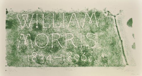 Lithograph Myles - A History of Type Desing / William Morris, 1834-1896 (Kelmscott, England)