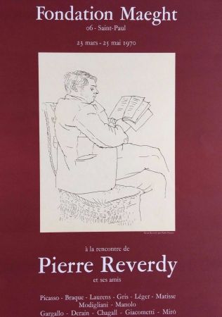 Lithograph Picasso - '' A la Recherche de Pierre Reverdy ''