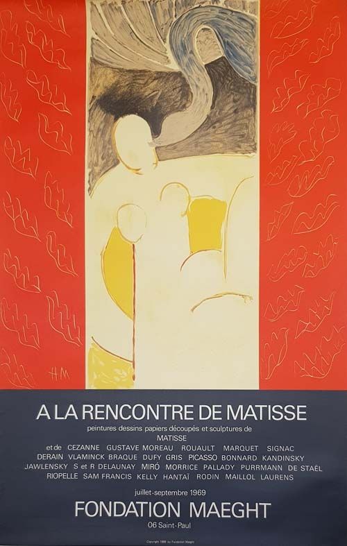 Lithograph Matisse - A la Rencontre de Matisse Fondation Maeght