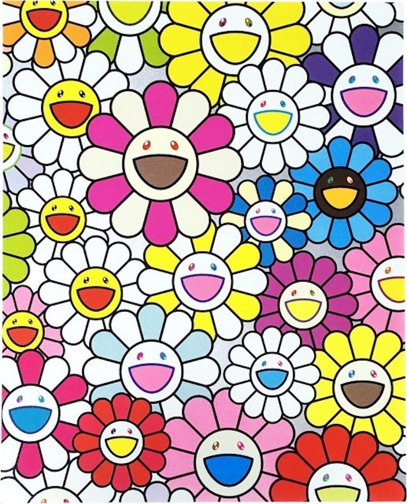 Lithograph Murakami - A Little Flower Painting I