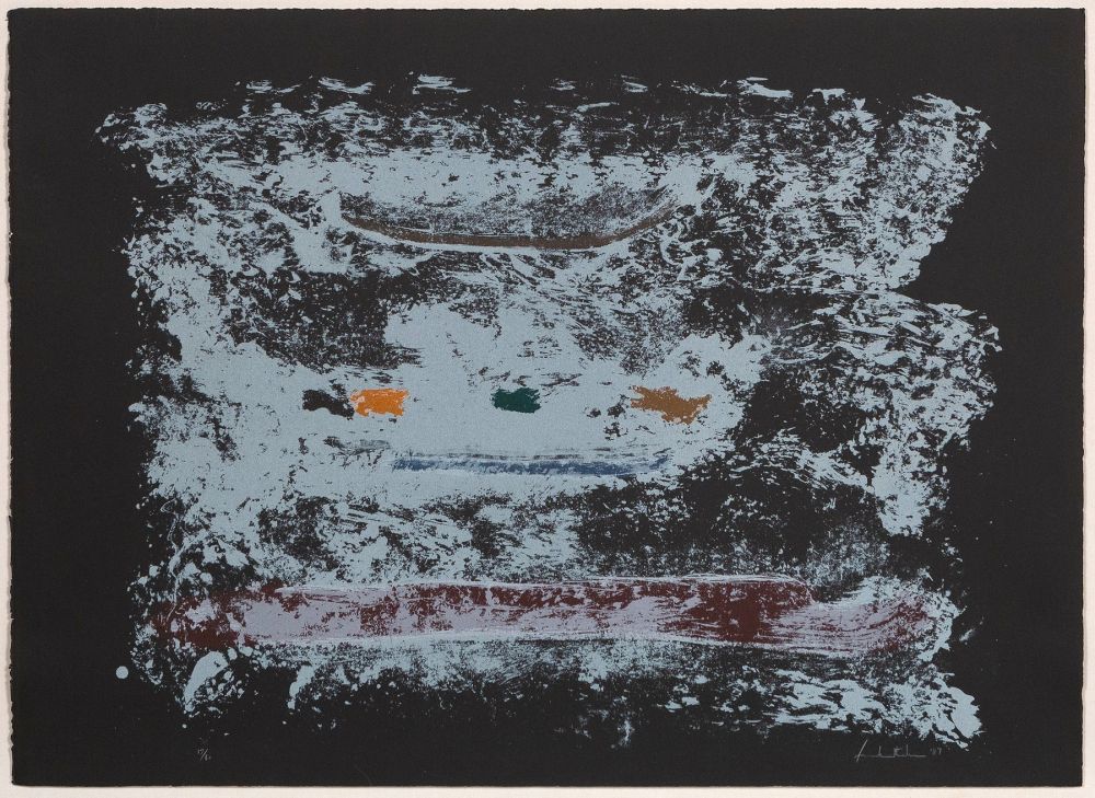 Lithograph Frankenthaler - A Little Moore