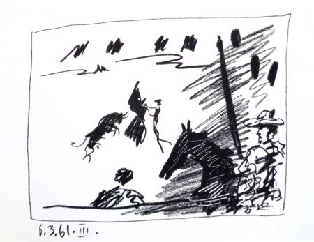 Lithograph Picasso - A los Toros