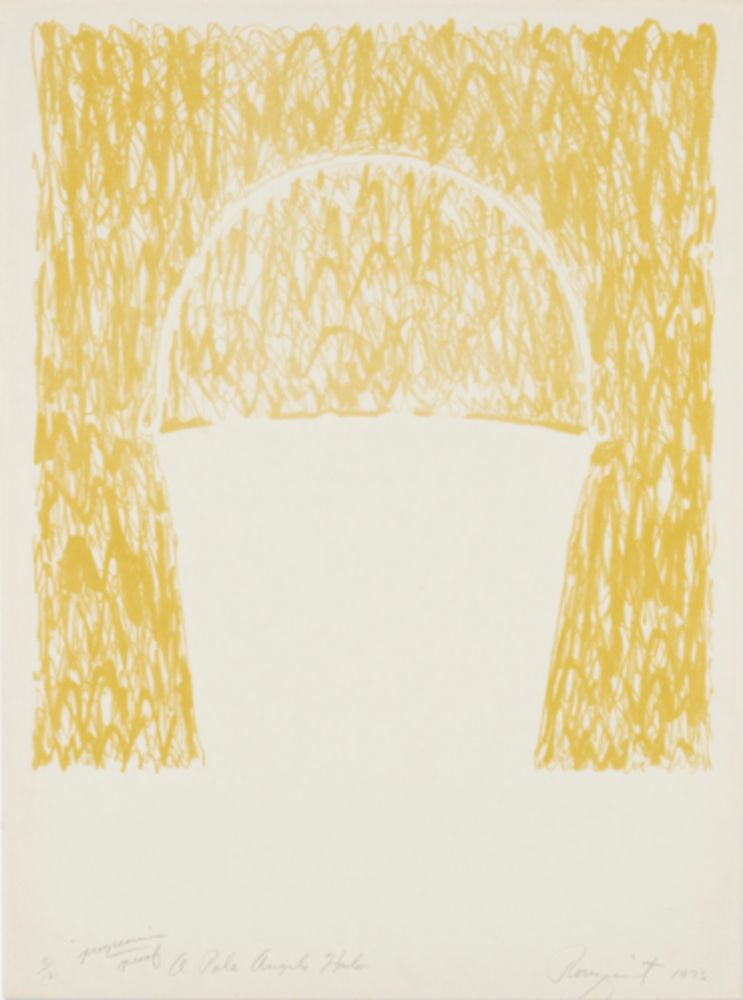 Lithograph Rosenquist - A Pale Angels Halo (Yellow)