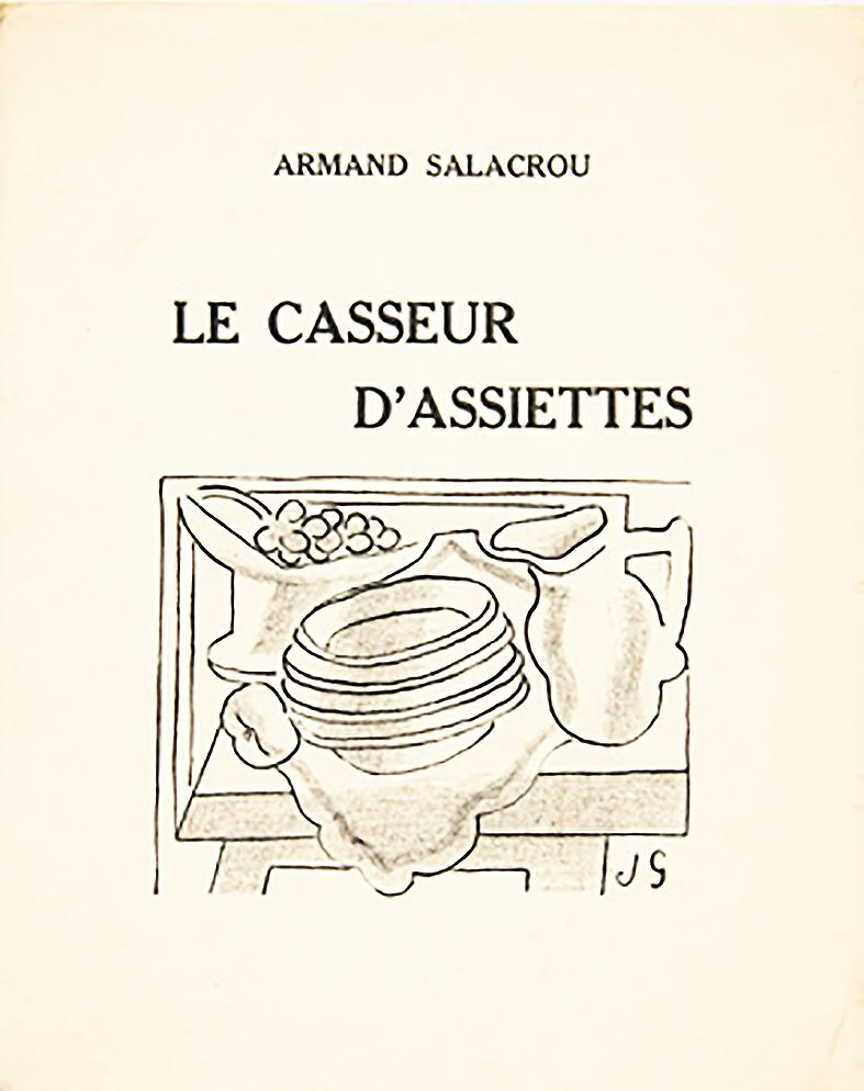 Illustrated Book Gris  - A. Salacrou : LE CASSEUR D'ASSIETTES. 5 LITHOGRAPHIES ORIGINALES (1924).