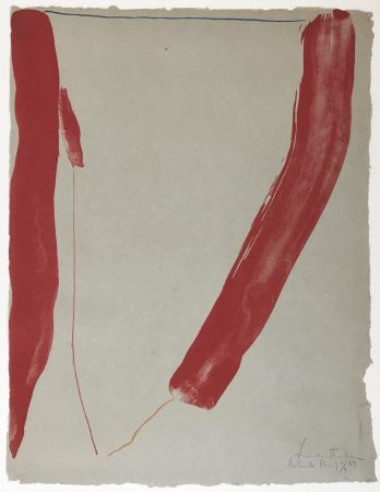 Lithograph Frankenthaler - A Slice of the Stone Itself