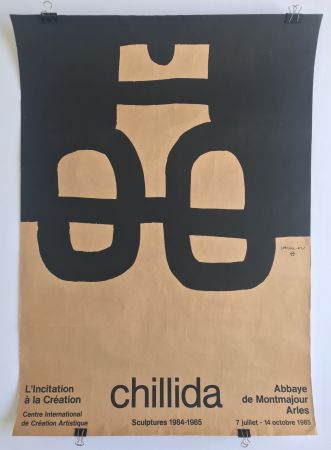 Poster Chillida - Abbaye de Montmajour
