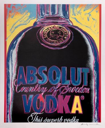 Screenprint Warhol - Absolute Vodka