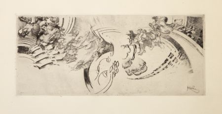 Etching Kupka - Abstract Composition