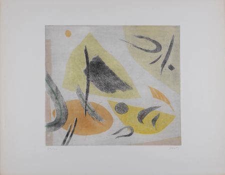 Engraving Goetz - Abstract Composition #1