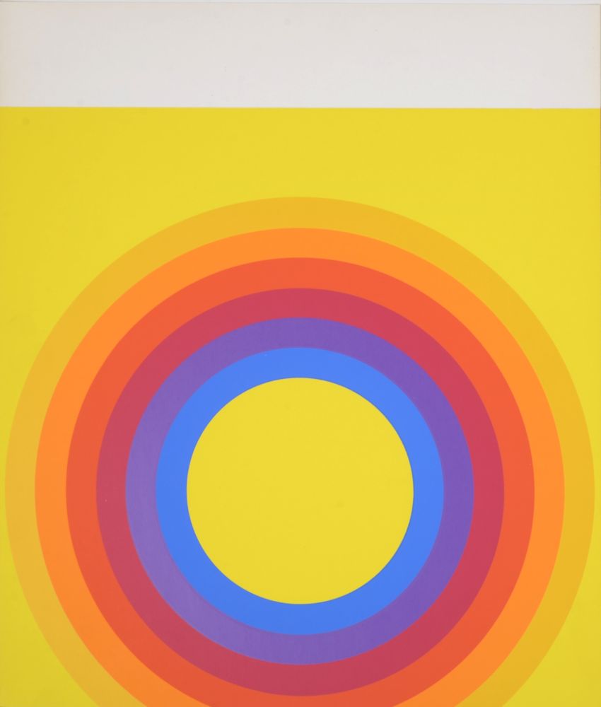 Screenprint Bayer - Abstract composition, 1971
