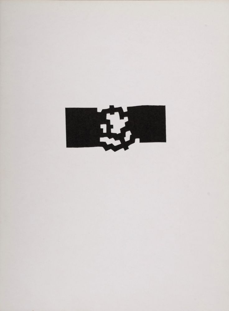 Lithograph Chillida - Abstract Composition #1, 1980