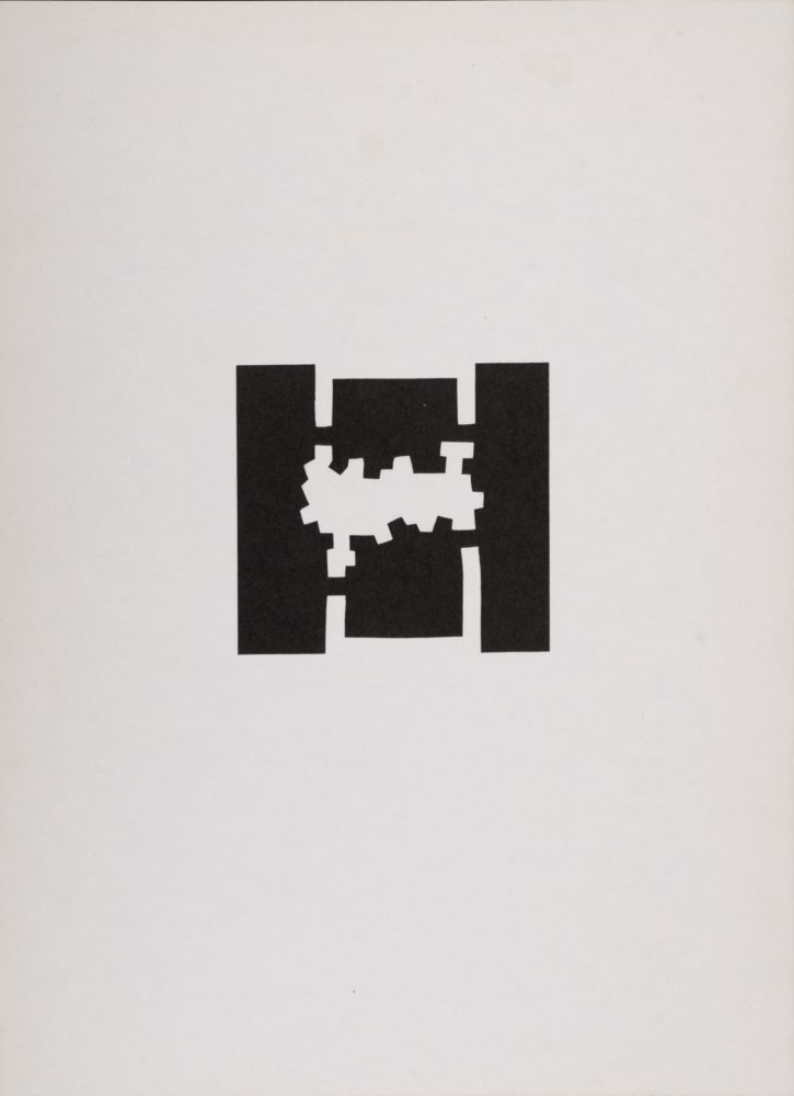 Lithograph Chillida - Abstract Composition #2, 1980