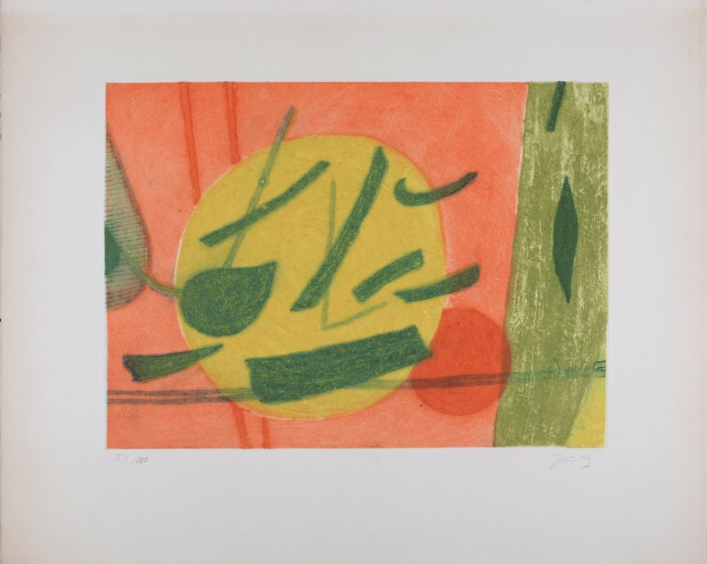Engraving Goetz - Abstract Composition #3, 1973