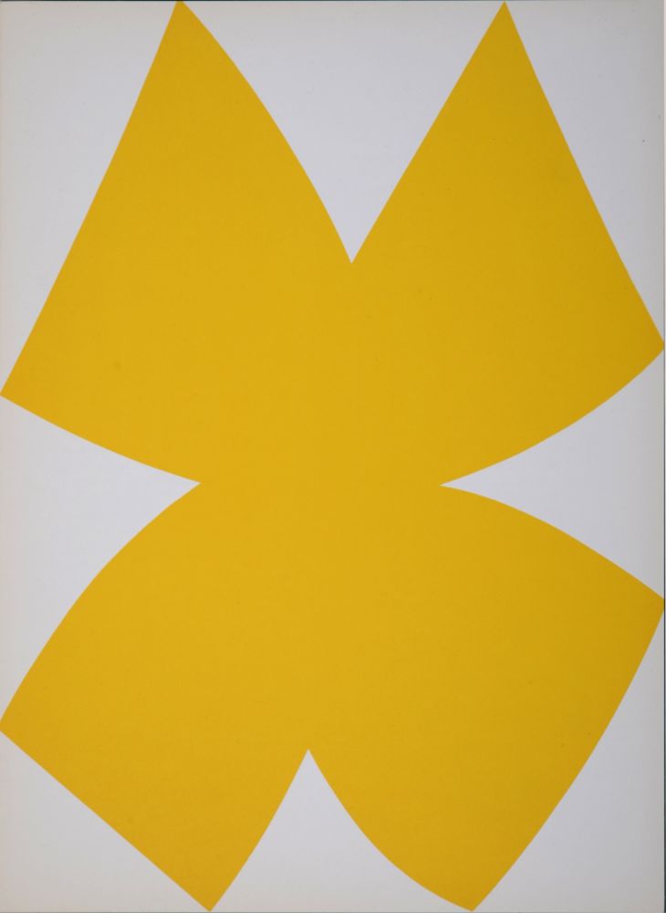 Lithograph Kelly - Abstract Composition (D), 1958