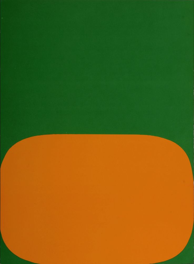 Lithograph Kelly - Abstract Composition (I), 1964