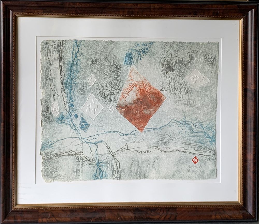 Etching Lebadang - Abstract Landscape