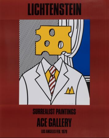 Lithograph Lichtenstein - Ace Gallery, 1978 -  Extra-large size (Hand-signed!)