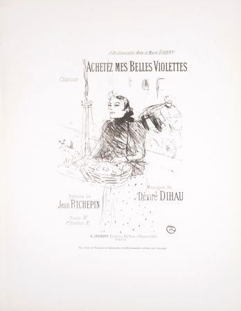 Lithograph Toulouse-Lautrec - Achetez mes belles violettes, 1895