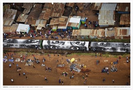 Poster Jr - Action in Kibera slum, Nairobi, Kenya