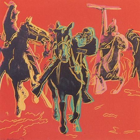 Screenprint Warhol - Action Picture (FS II.375)