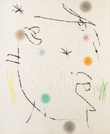 Etching And Aquatint Miró - Adonides
