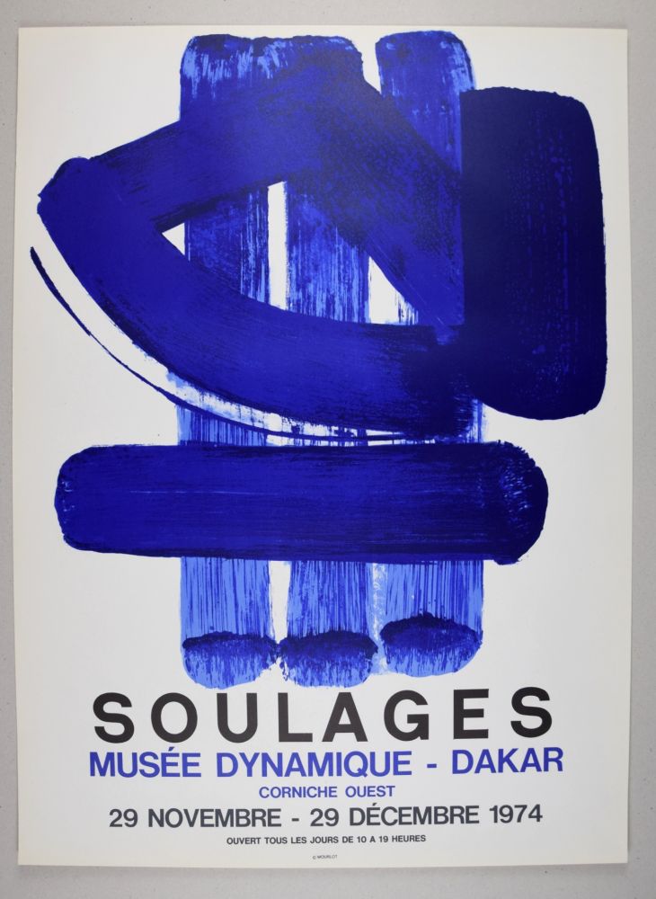 Lithograph Soulages - AFFICHE DAKAR