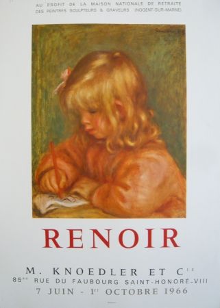 Poster Renoir - Affiche d'exposition