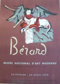 Lithograph Berard - Affiche exposition Musée d'art moderne Mourlot