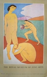 Poster Matisse - Affiche exposition Royal museum of fine arts of Copenhagen