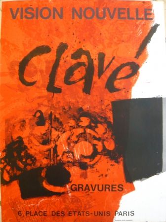 Poster Clavé - Affiche exposition Vision nouvelle