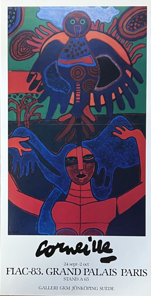 Offset Corneille - Affiche FIAC 1983