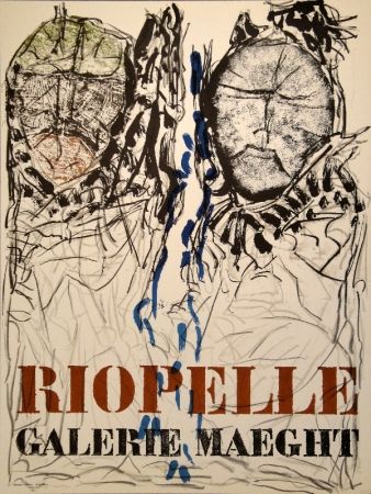 Poster Riopelle - Affiche Galerie Maeght