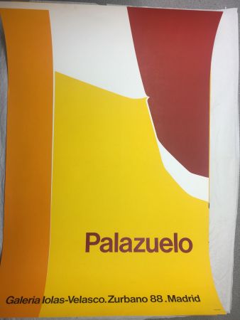 Poster Palazuelo - Affiche lithographique originale de la Galeria Iolas-Velasco, Madrid. Maeght 1963.