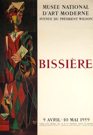 Lithograph Bissiere - Affiche Musee D'art Moderne de Paris