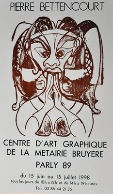 Poster Bettencourt - Affiche P.B.