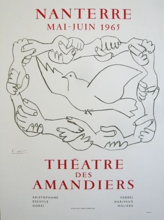 Poster Picasso - Affiche théâtre des Amandiers