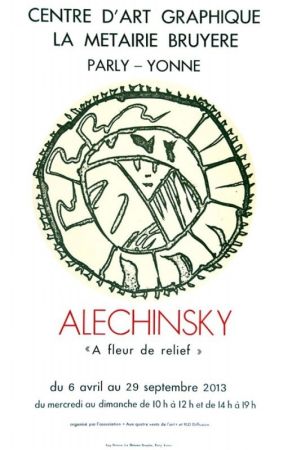 Poster Alechinsky - Affiche À FLEUR DE RELIEF