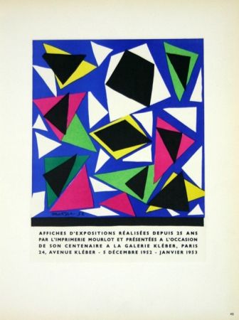 Lithograph Matisse - Affiches D'Expositions