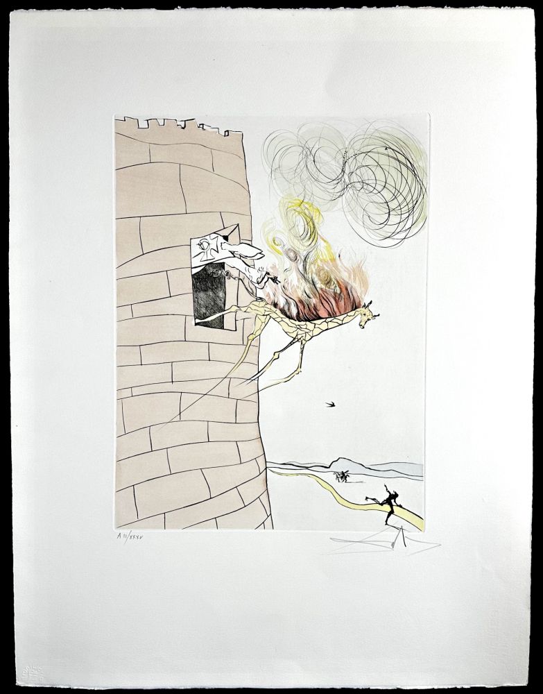 Etching Dali -  After 50 Years of Surrealism The Grand Inquisitor Expels The Savior 