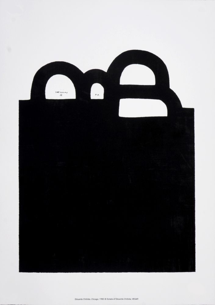 Screenprint Chillida - (After) Chicago, 1983