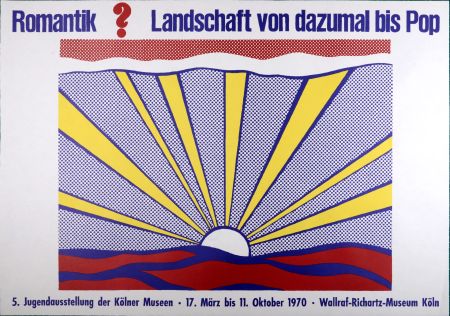 Screenprint Lichtenstein - (After) Romantik? Landschaft von dazumal bis Pop, 1970